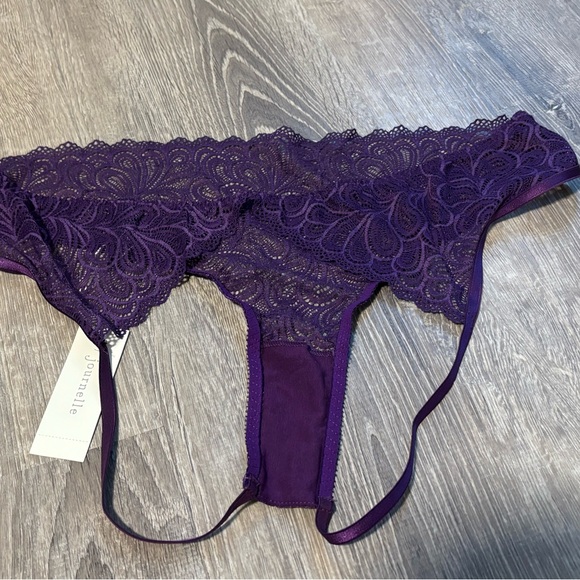 Journelle NWT ouvert panty in purple size XXL - Picture 2 of 4